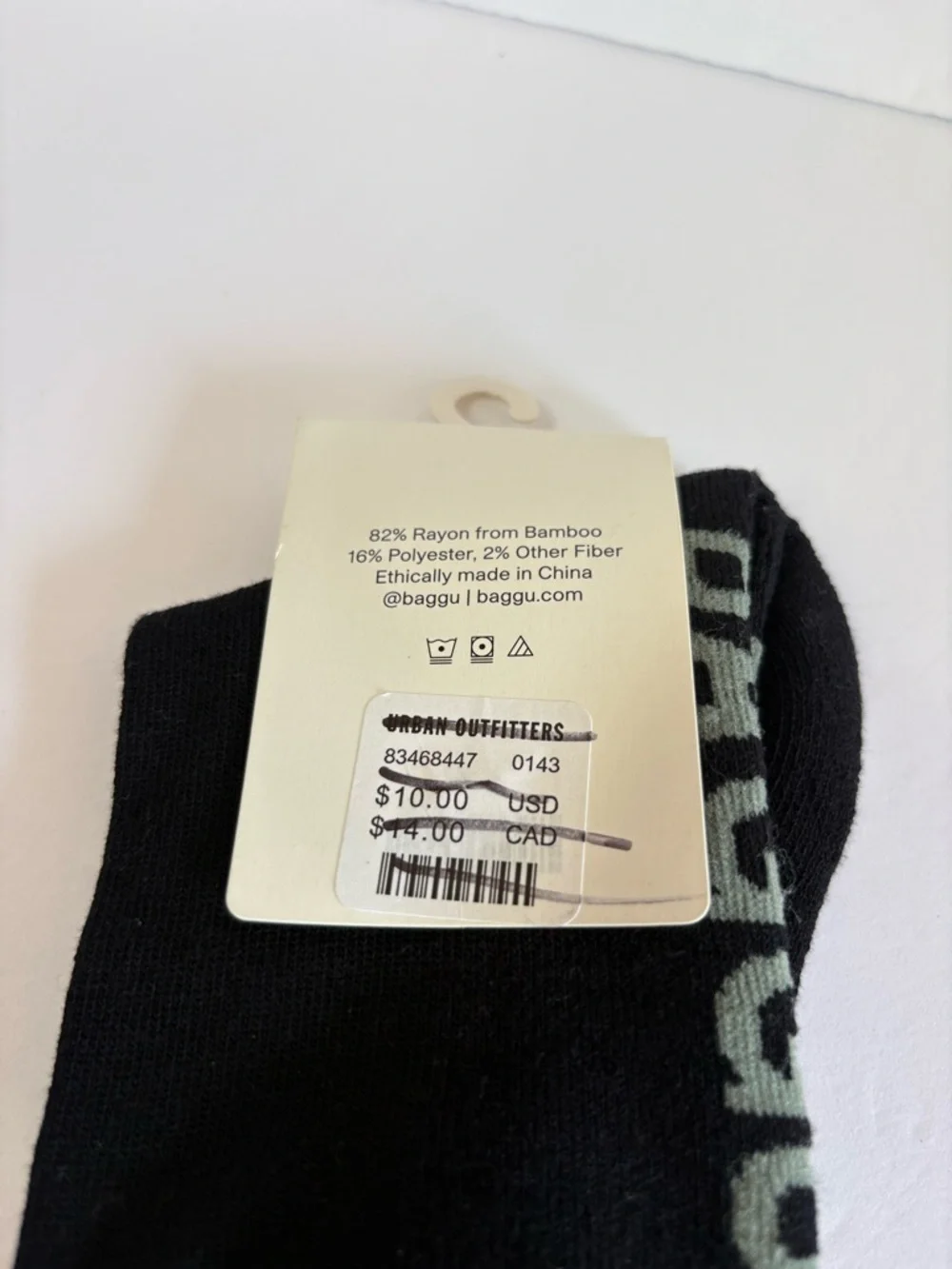 NWT BAGGU Ribbed Socks